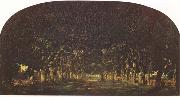 Theodore Rousseau The Chestnut Avenue (mk09) Sweden oil painting artist